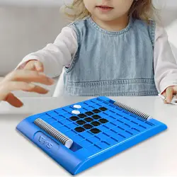 Reversi Strategy Board Game Educational Toy Tabletop Game Travel Portable with Storage Bag Chess Games for Family Kids