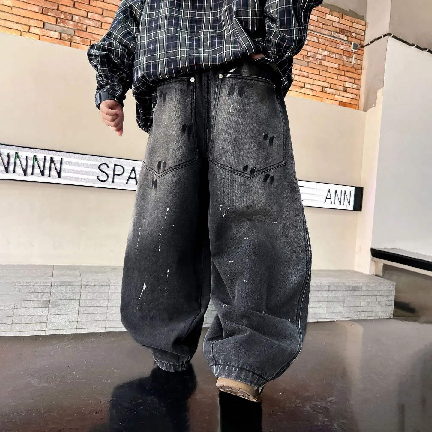 2026 Spring Autumn Boys Trendy Soft Denim Pants Kids Casual Stretch Jeans Children Fashion Trousers