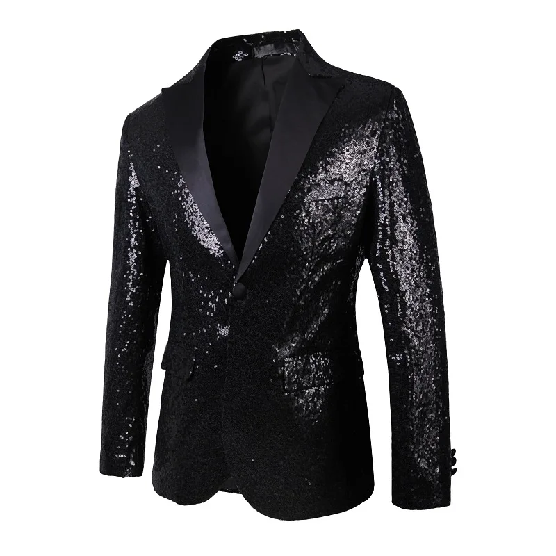 

Mens Tails Slim Fit Tailcoat Sequin Dress Coat Swallowtail Dinner Party Wedding Blazer Suit Jacket Banquet Prom Blazers for Men