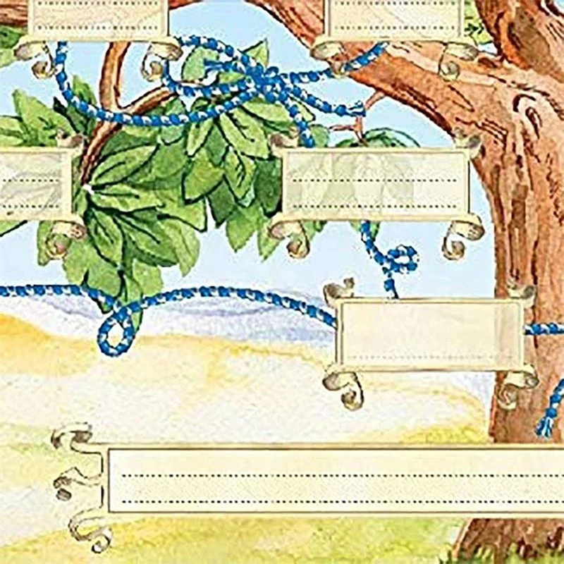 Stamboomdiagram Om Aan De Muur Hangende Generatie Genealogische Geschiedenis In Te Vullen Grafiek Voortgang Familiegeschiedenis Hangende Decor