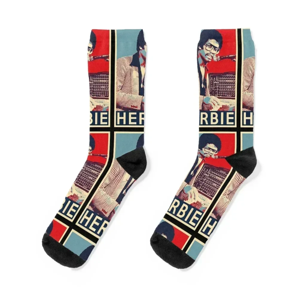 Herbie Hancock Hope Poster - Sizes of Jazz Musician History Socks snow cycling Designer Man Socks Women's