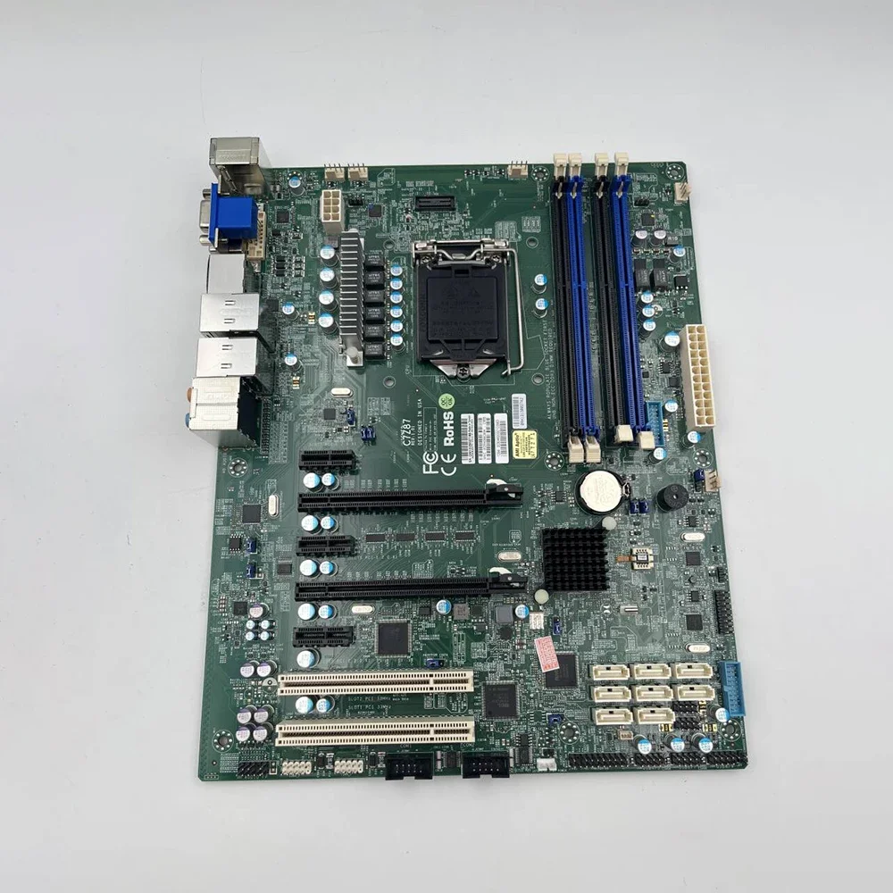 For Supermicro Workstation Motherboard 4th Generation i3 i5 i7 Series LGA1150 DDR3 PCI-E 3.0 SATA3 C7Z87