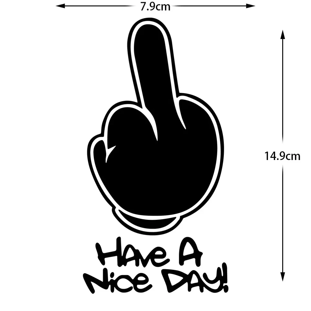 Have A Nice DAY ! Refletor Accesorios Moto Body Helmet Trunk Stickers Motorcycle Decals