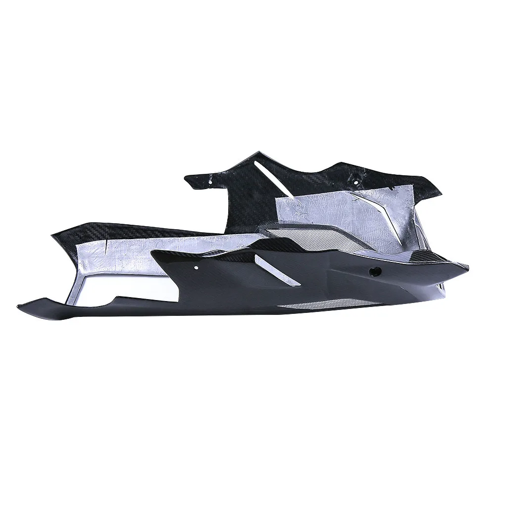Suitable for S1000R motorcycle shell modification, carbon fiber large surrounding belly pot lower guide cover