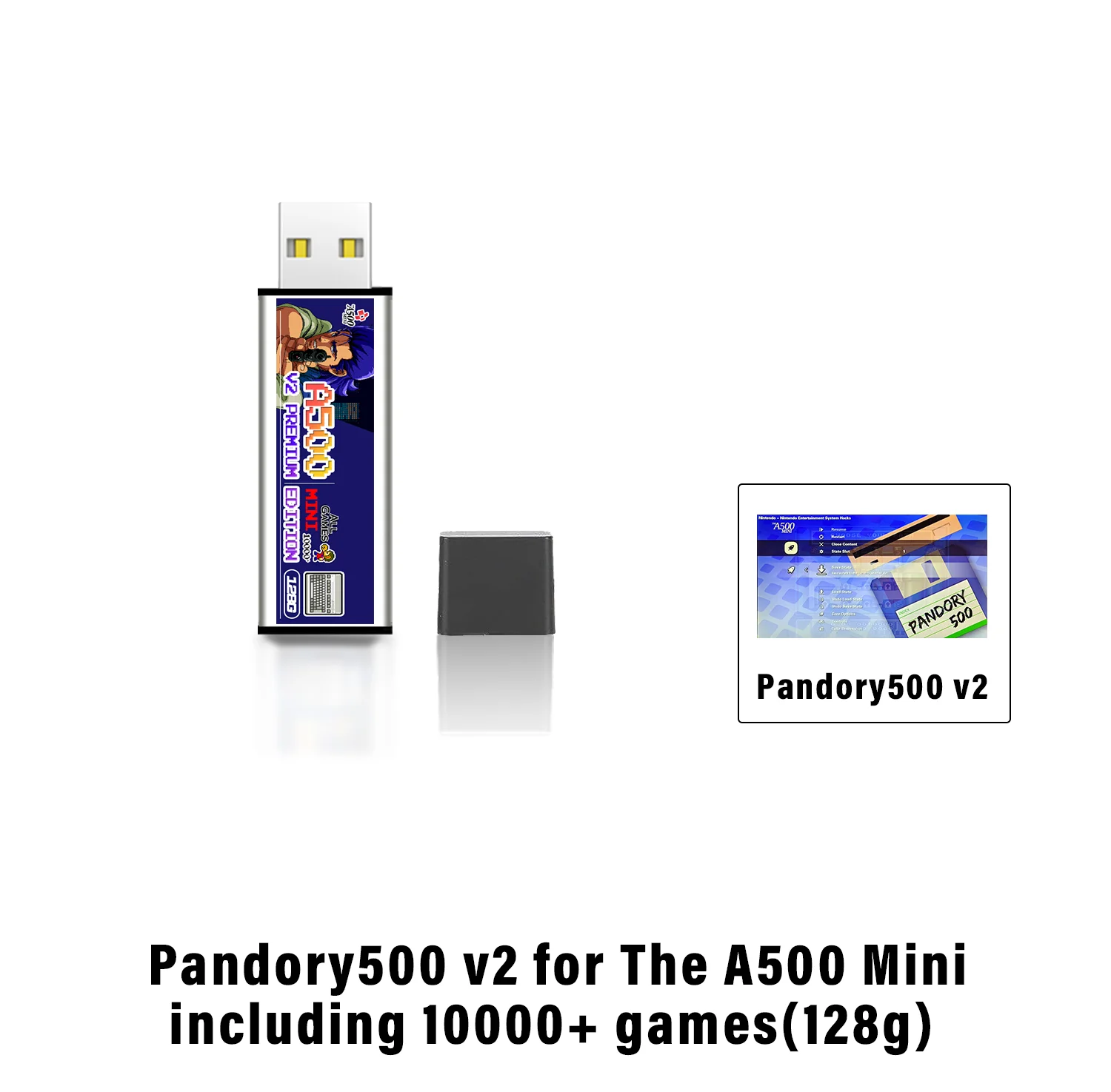 Pandory A500 Mini System - 128G Special USB Drive, Multi-Emulator