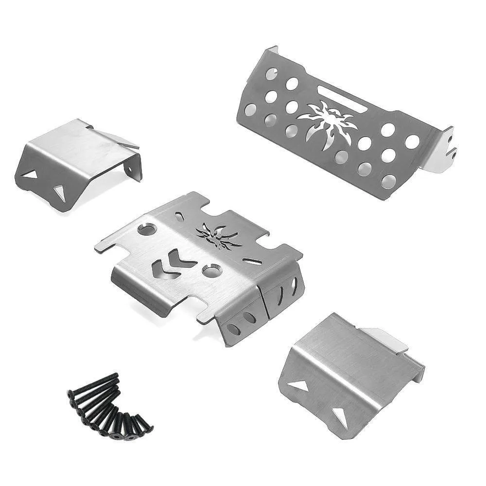 

1/7 MK07 JK07 Stainless Steel Metal Bumper Chassis Armor Protection Skid Plate HD6100 Croboll RC Car Upgraded Parts
