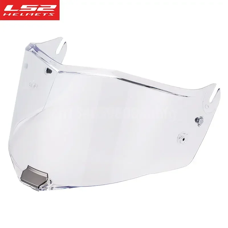 Original LS2 THUNDER Motorcycle Helmet Visor LS2 FF805 Transparent Chrome Red Extra Shield