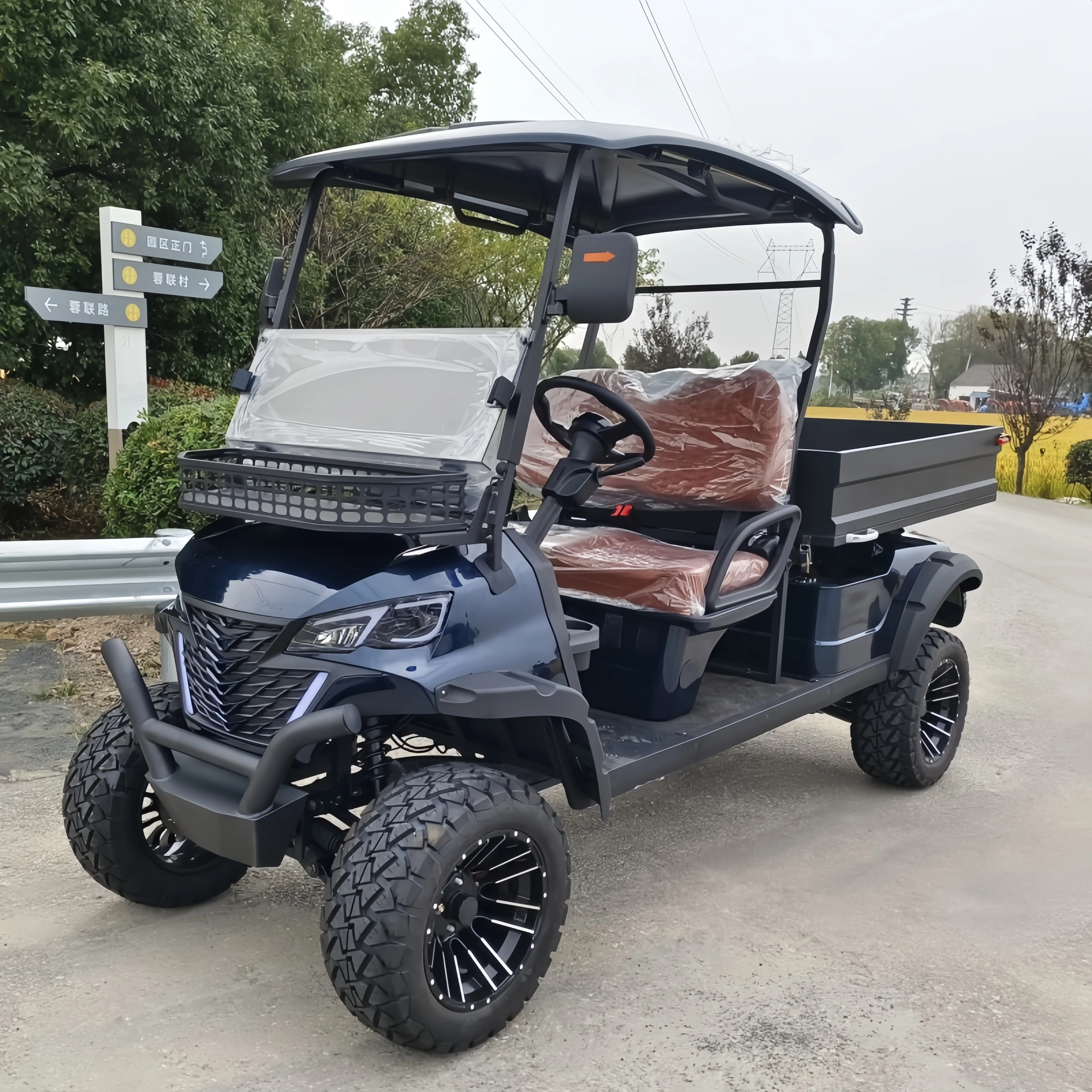 Energy Saving Effect of Manufacturer's 4+2 Seat Electric off-Road Vehicle, Four-Wheel Golf Cart