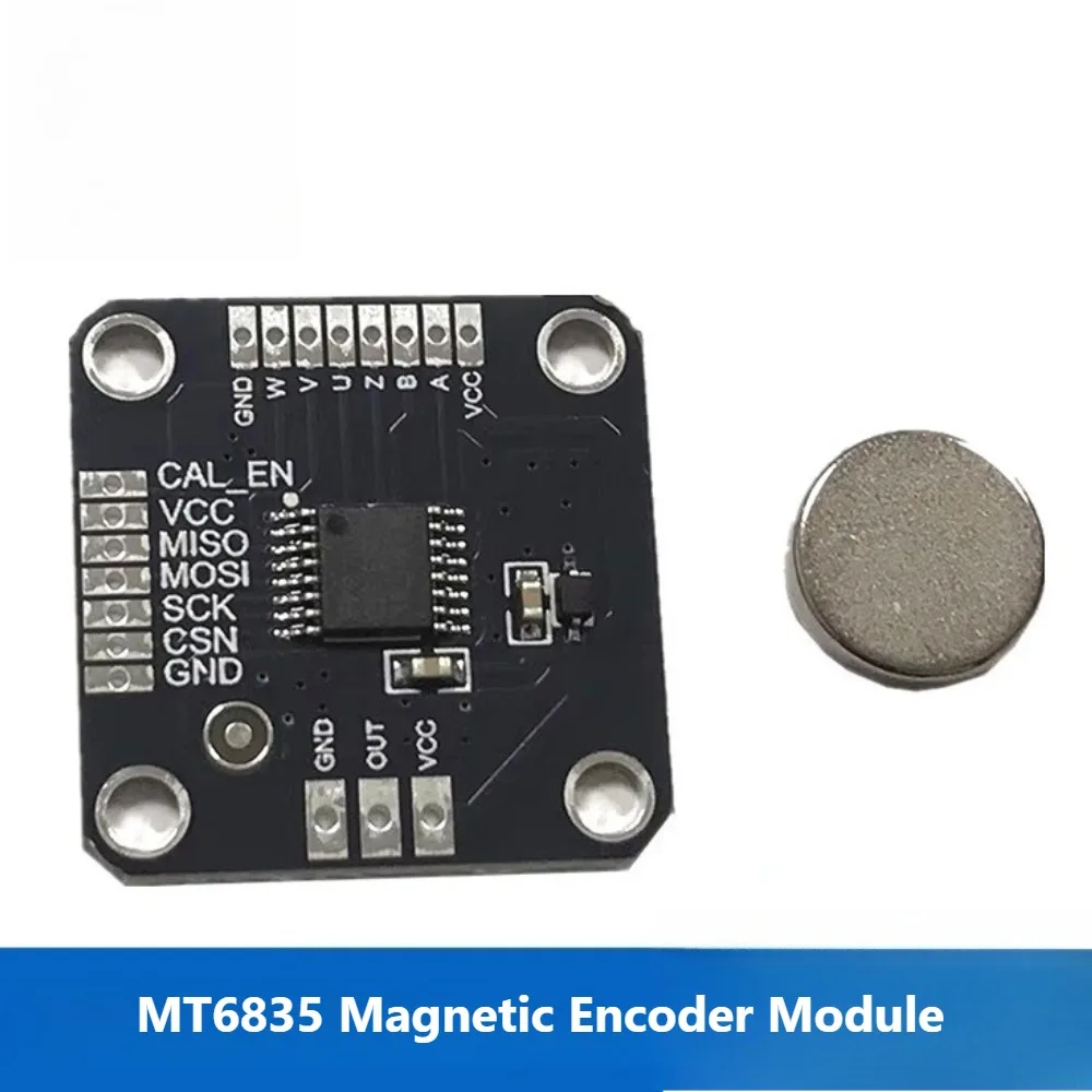 MT6835 21-Bit Magnetic Encoder Module | PWM/SPI Interface for Brushless Motor | Replacement for AS5048 AS5088 Series