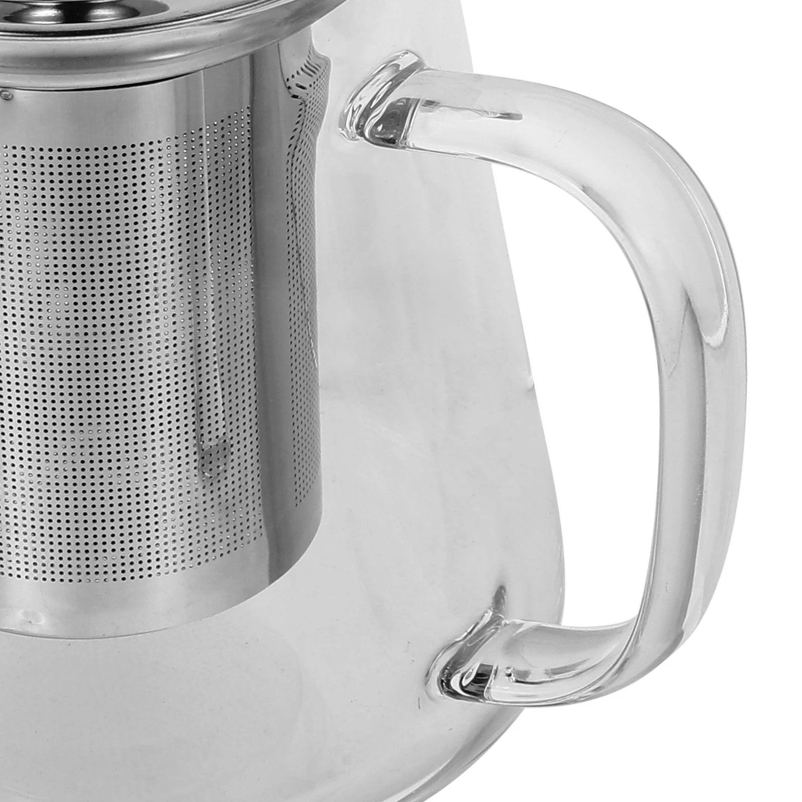 

Glass Teapot with Spout Heat Resistant Clear Kettle for Hot and Cold Drinks Easy to Clean Bpa Free Stylish Kitchen Tea Making