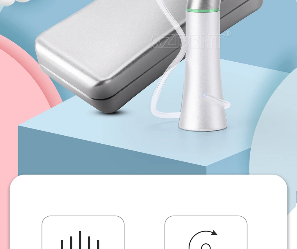 AZDENT Dental 1:1/4:1 Interproximaler Streifenkontra-Winkelstück für kieferorthopädische Zahnlückenmessung – Detail 2