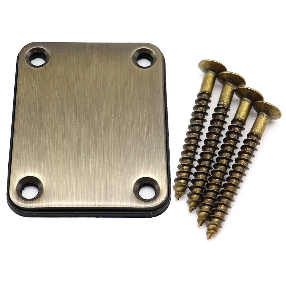 1 Set E-Gitarren-Halsplatte mit Schrauben für ST TL Gitarre Jazz Bass Ersatz-Gitarrenzubehör 7 Farben – Detail 25