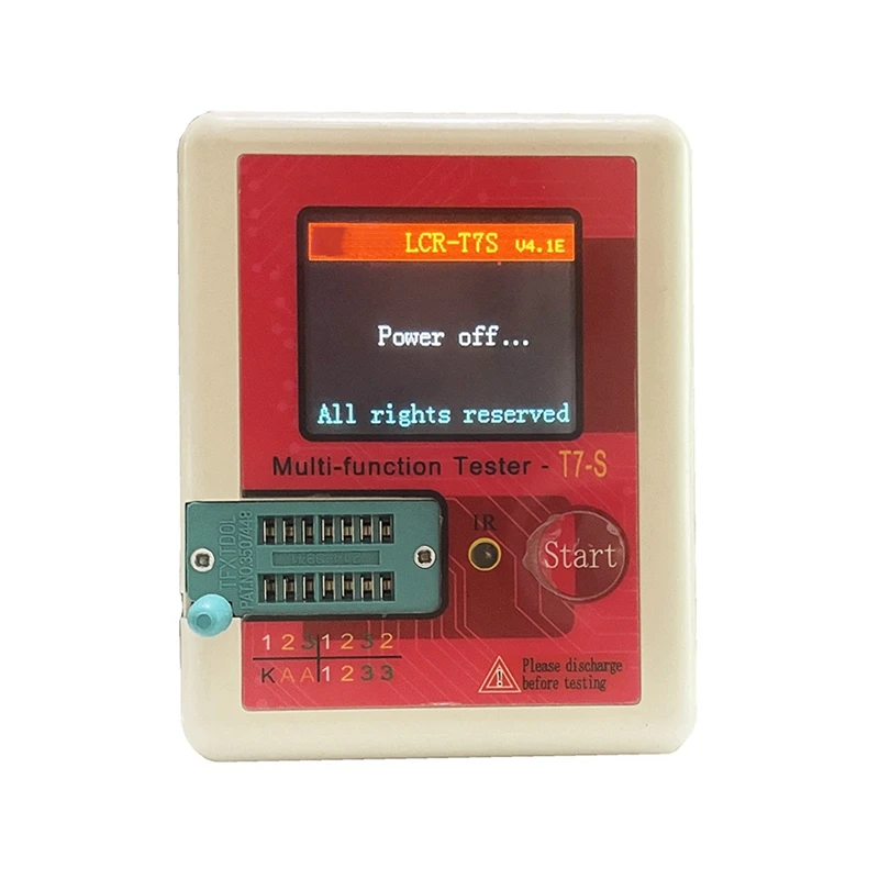 New LCR-TC7S High-Precision Transistor Tester Full-Color Screen Component Multimeter Capacitance Resistance Tester