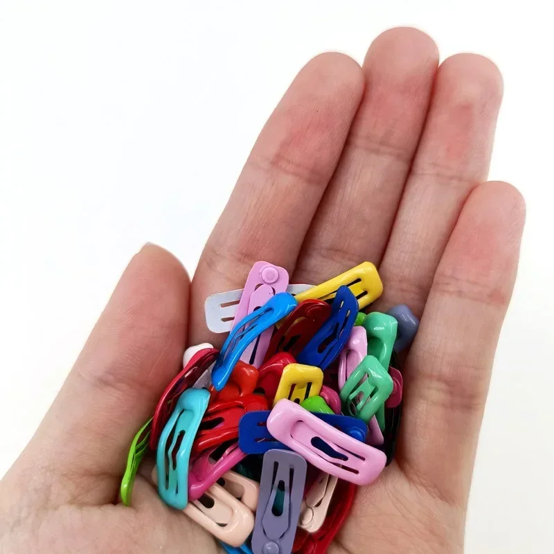 Colorful BB Clip Pet Hairpin Mini Square Clip Sweet Puppy Hairpin Dog Grooming Hair Accessory Supplies Random Color 2CM