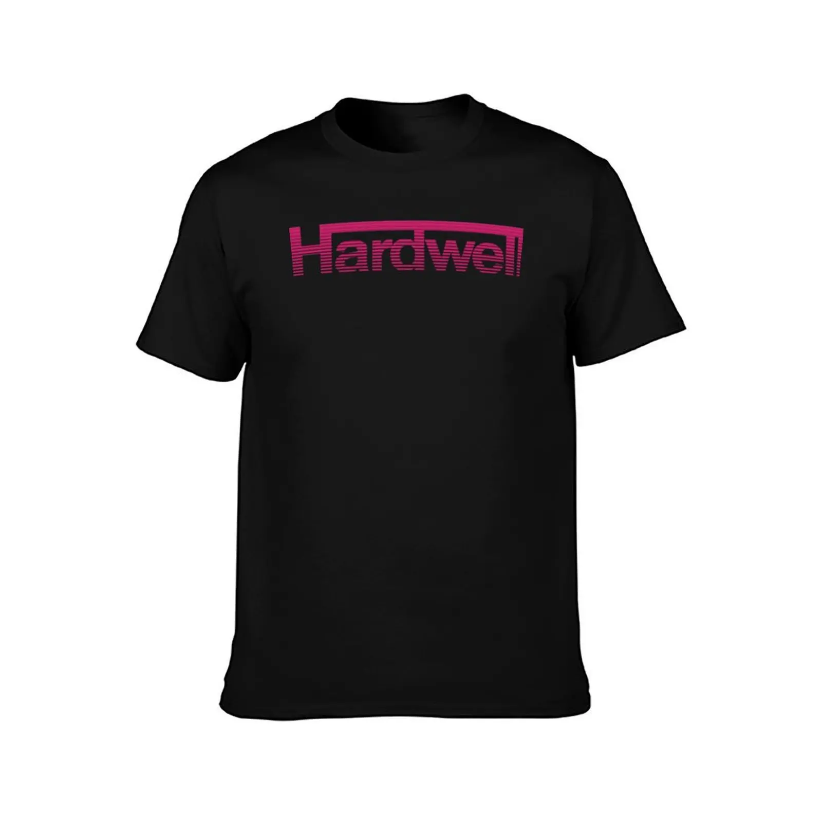 best selling pink horizontal stripes hardwell design T-Shirt Comfortable Workout Short Sleeve Shirt