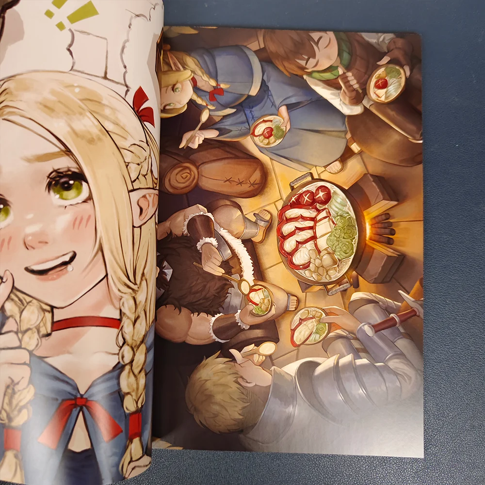 Dungeon Meshi Art Collection Book Illustrations Artwork Album Manhwa Comic Book Cartoon Characters Card Anime Badge Stand Poster