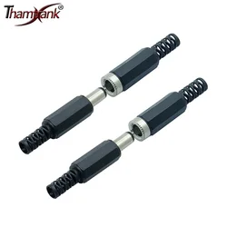 10pcs High quality DC Connector 2.1*5.5mm Power Jack DC Power Conector 5.5x2.1 Male&Female