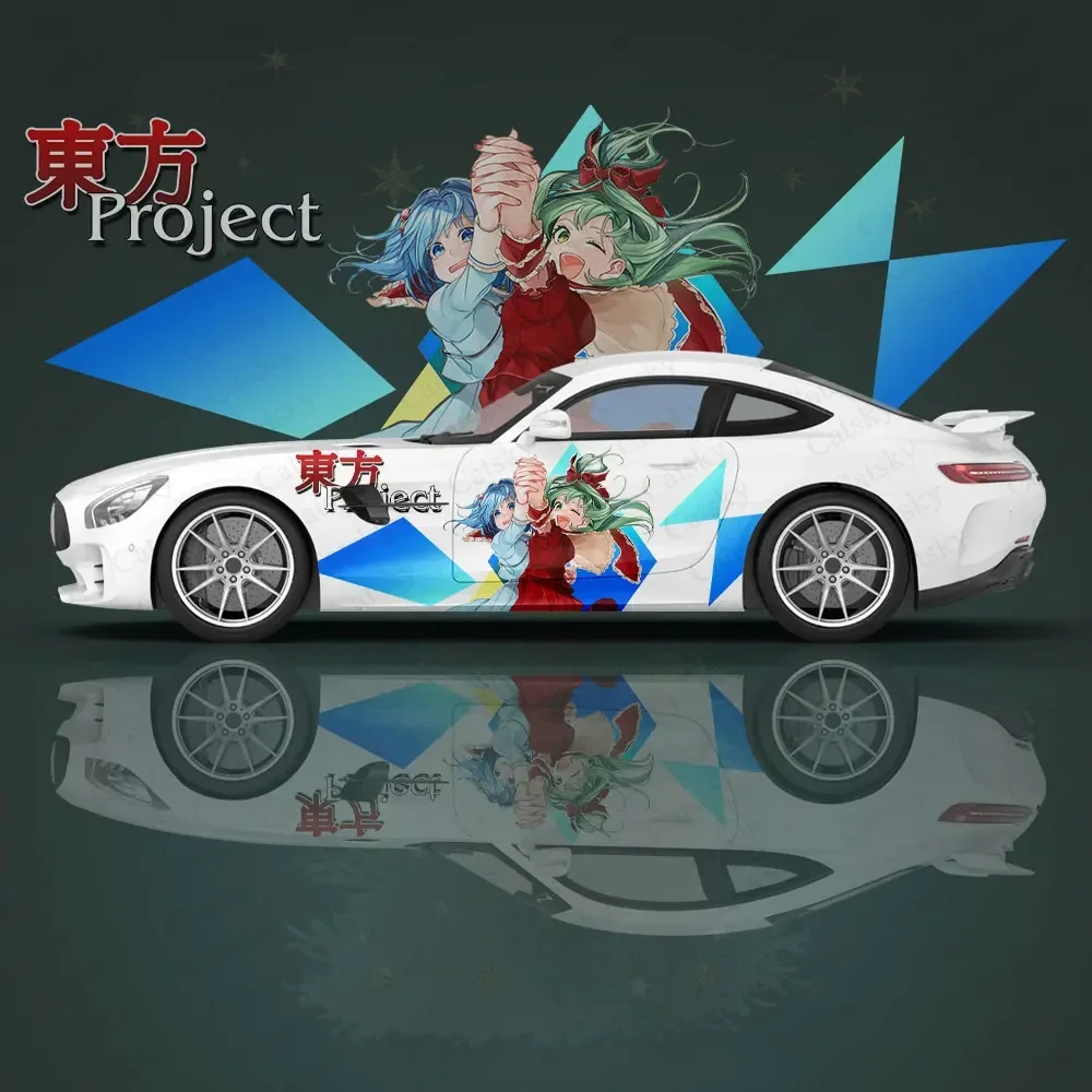 Custom Anime Kagiyama Hina Car Accessories Anime Itasha Body Stickers  Auto Side Film Decal Body Sticker SUV Decoration Pattern