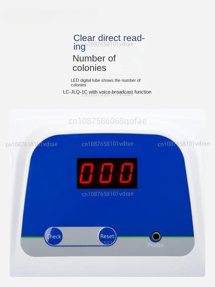 220 فولت مختبر شاشة ديجيتال المستعمرة عداد معدات اختبار البكتيريا عد الكاشف مع 3/6X المكبر