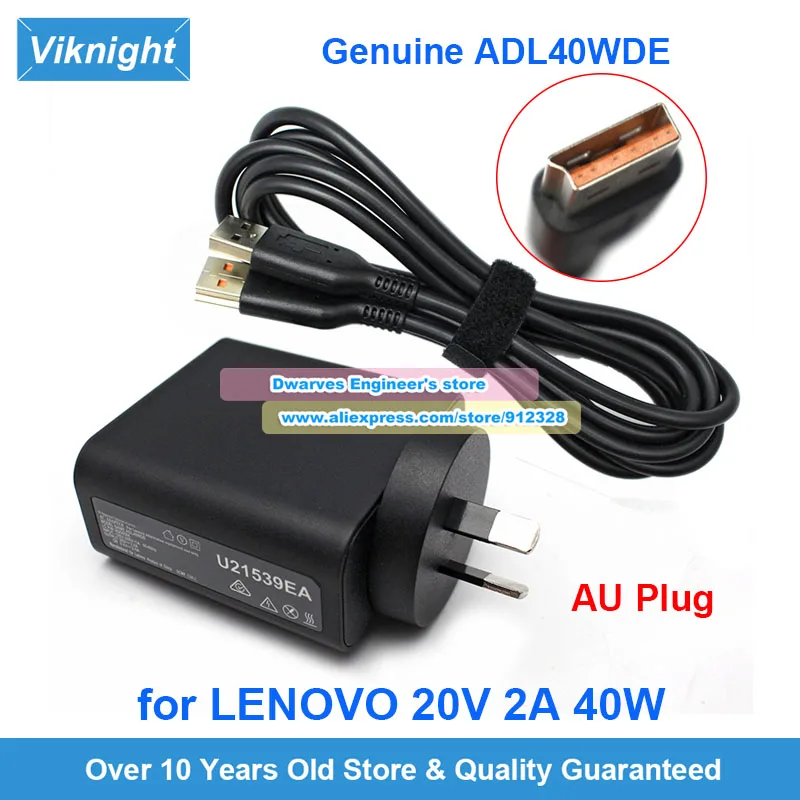 Genuine 20V 2A AC Adapter ADL40WDE ADL40WLG Charger for Lenovo YOGA 3 PRO ULTRABOOK 14-IFI 11-5Y10 700-141SK 80JH ADL40WCB ADL40