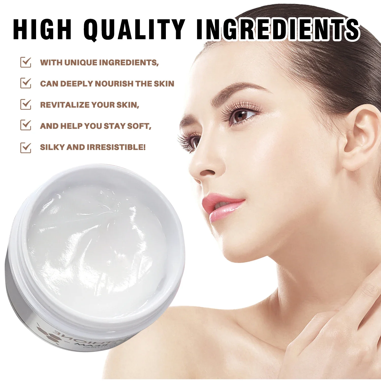 Glutathione Face Cream Face Care Vitamin C Kojic Acid Complexion Whitening Facial Nourishment Eliminates Renews Skin Vitality