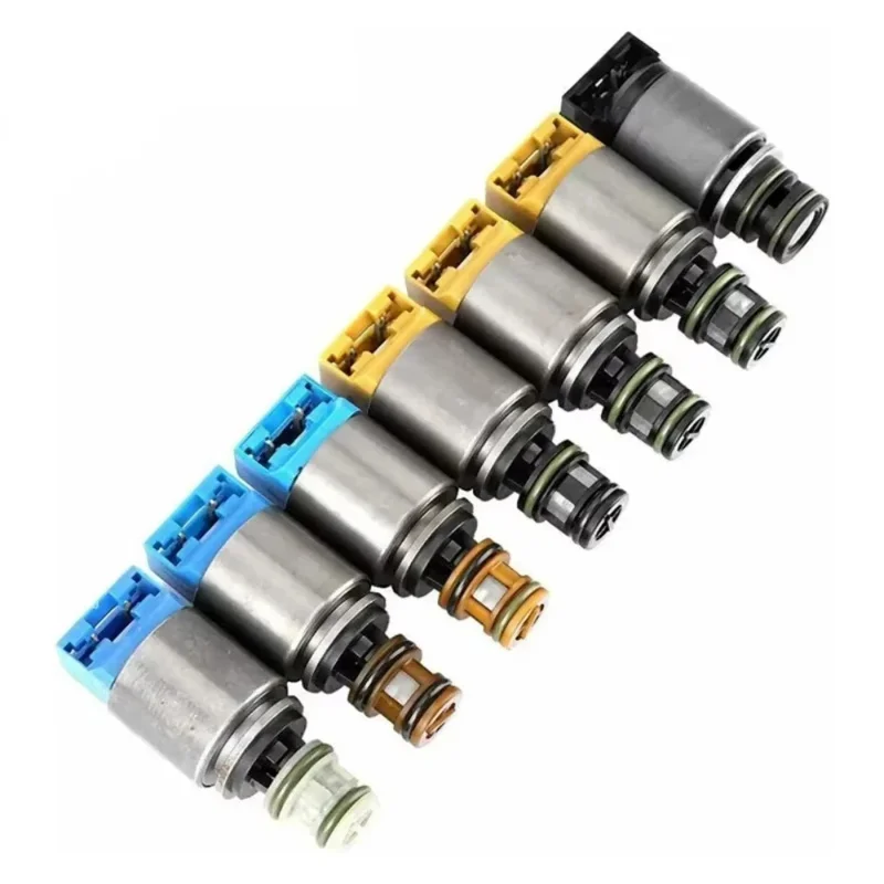 7PCS 6HP19 6HP26 6HP32 Transmission Solenoid For BMW X3 ZF6HP19 ZF6HP21 ZF6HP26 ZF6HP28 ZF6HP32 ZF6HP34 1068-298-045 1068298044