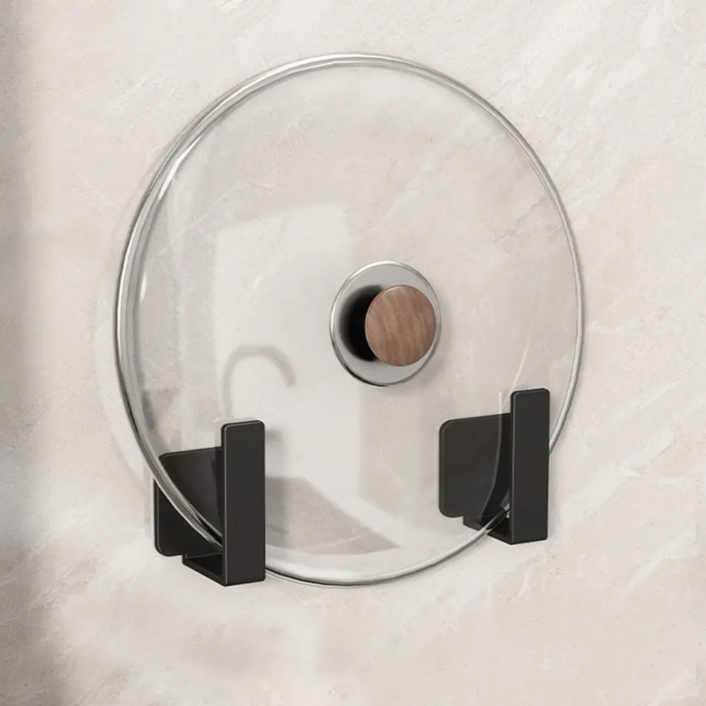 1PC Langlebig Punch-Freies Deckel Halter Wand Hängen Multifunktionale Topf Abdeckung Rack Carbon Stahl Schneiden Bord Regal für Küche