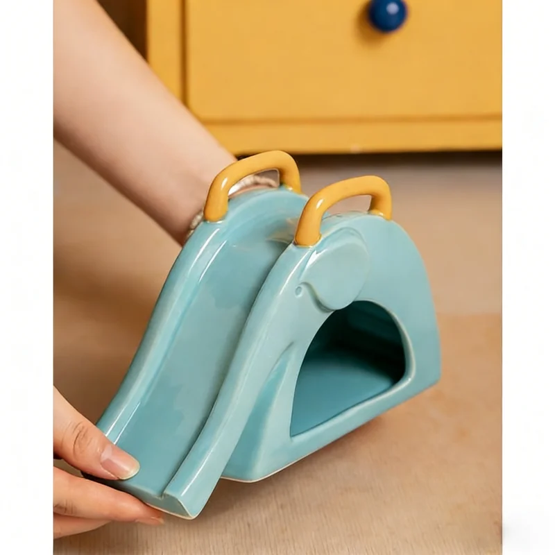 Cute Ceramic Elephant House Pet Items Hamster Cage Small Animal Supplies For Rabbit Ferret Rat Chinchilla Hedgehog Pet Products