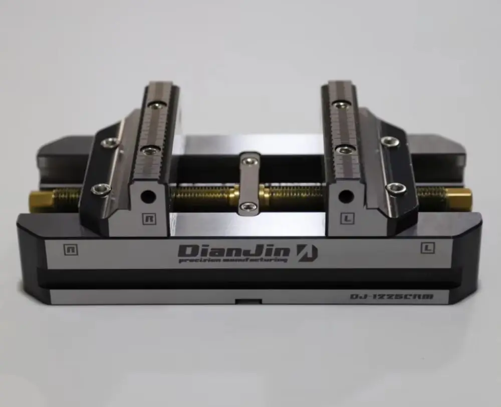 DJ-1225CRM Hardness 48-52HRC Self Centering Vise Four-Five-Axis Fixture Self-centering Positive and Negative Accuracy 0.02mm