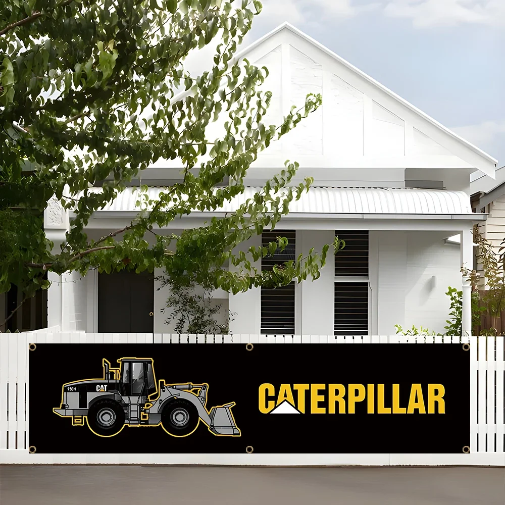 60X240cm Caterpillars Banner CATs Flag Polyester Printed Garage or Outdoor Decoration Tapestry