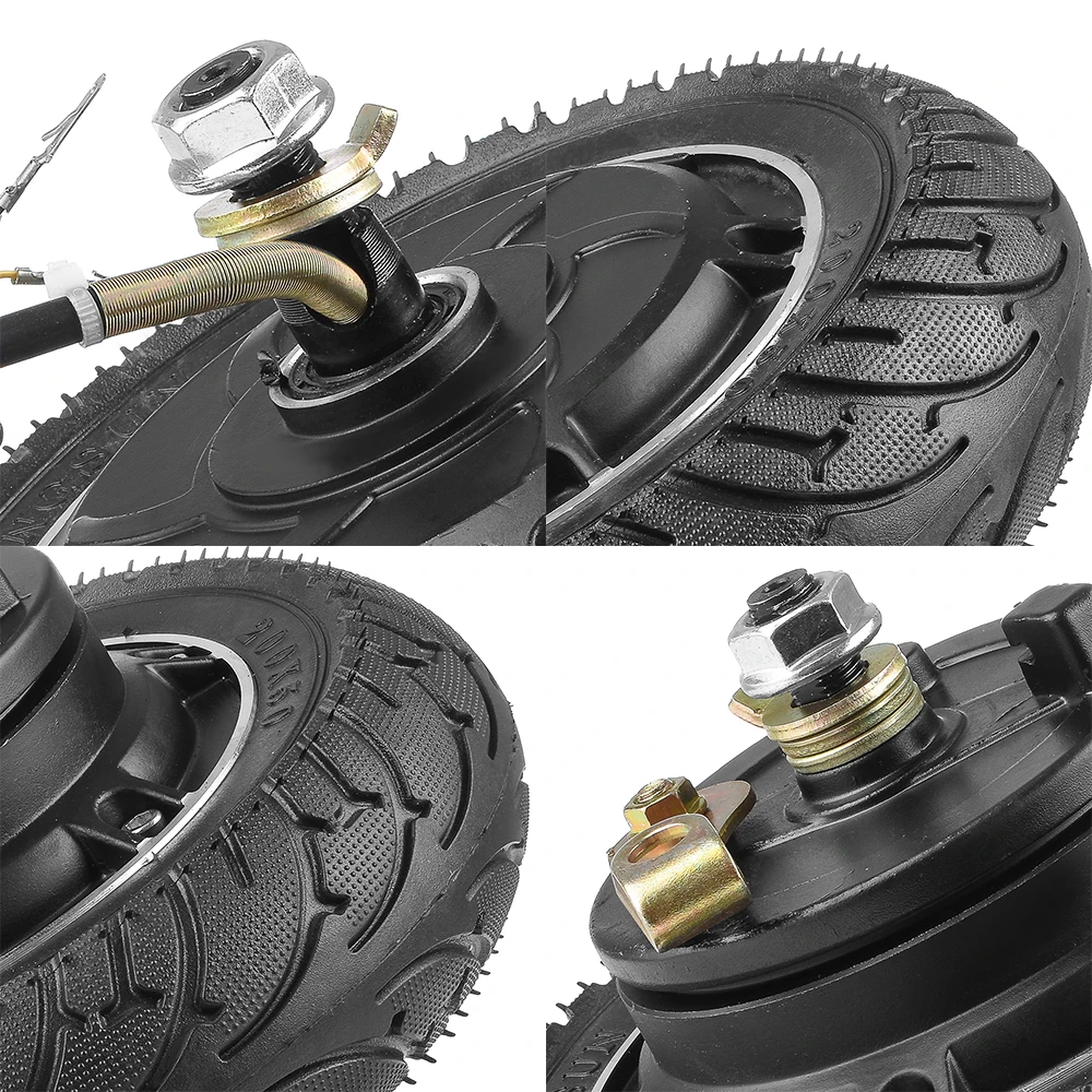 

8inch Scooter Electric Wheel Hub Motor for Scootor 24V/36V/48V 350W E-scootor Conversion Kit with Cut-off Power Brake Controller