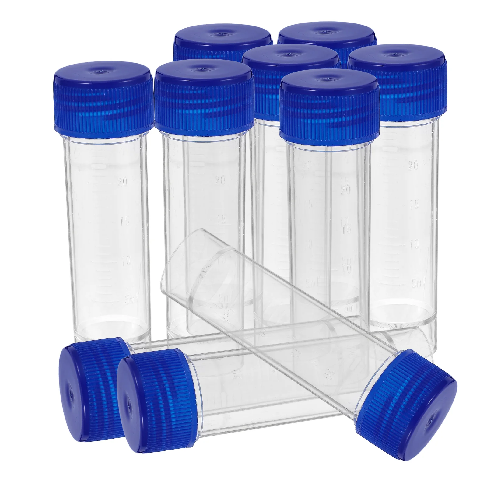 

10 Pcs Urine Cup Measure Cups Disposable Specimen Sample Plastic Sampling with Lids