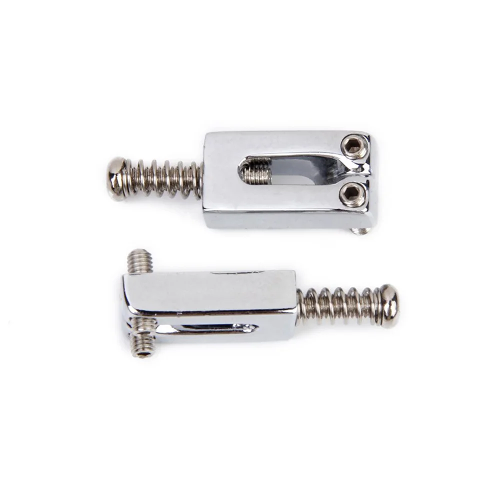 

Tremolo bridge saddles Electric guitar saddles Electric guitar bridge saddles Sliver guitar saddles Guitar bridge saddles