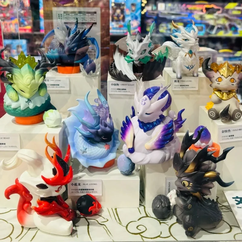 Classic Of Mountains And Rivers Together With Loong Series Blind Box Loong Action Figures Mystery Box Collect Model Toy Kid Gift - Image 2