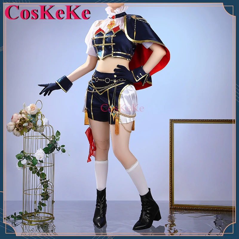 

【Customized】CosKeKe Fren·E·Lustario Cosplay VTuber Costume 5th Anniversary Fashion Uniforms Activity Party Role Play Clothing