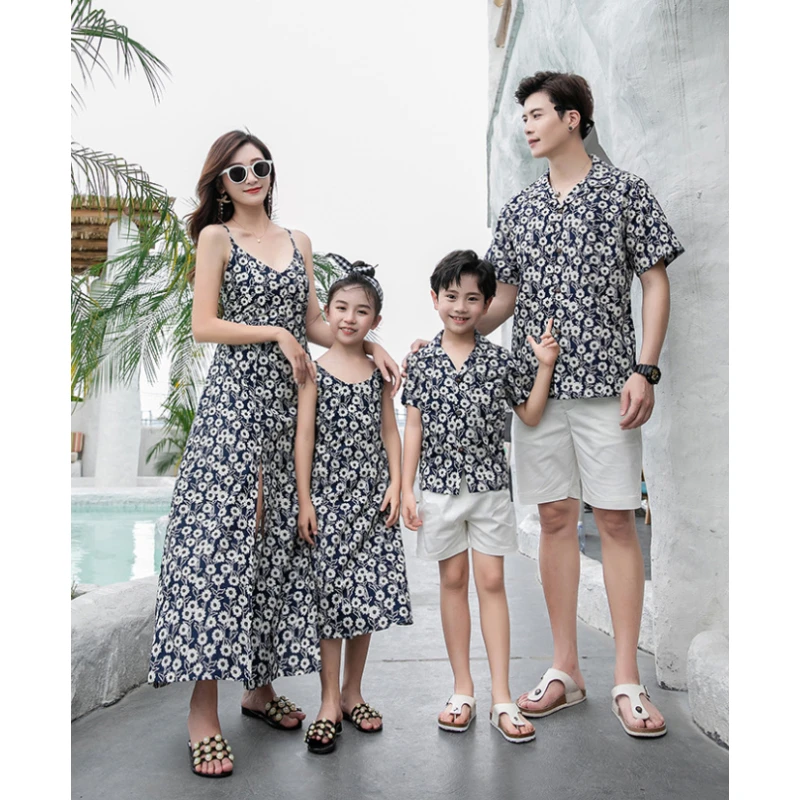 Family Matching Outfit Floral  - Resort Shirt Floral recension och pris