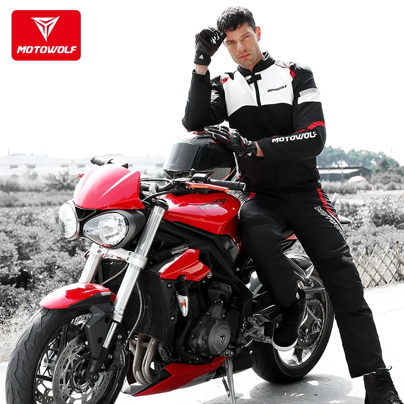 Warm And Windproof Motorcycle Riding Jacket Wear-resistant And Anti Fall Men's Motorcycle Jacket Winter Moto Riding Clothes