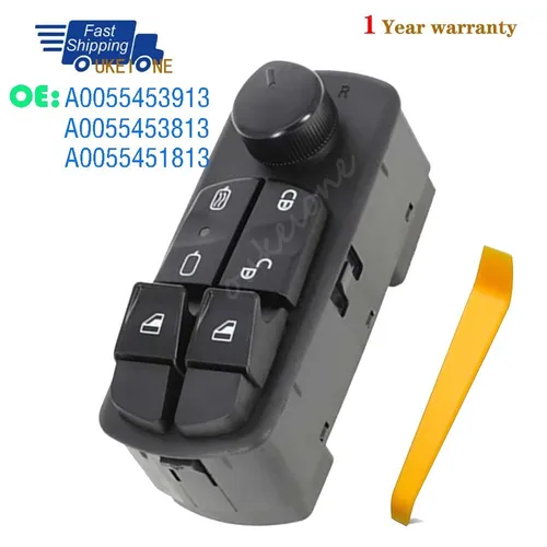 A0055453913 para mercedes-benz Atego Axor camión interruptor de ventanilla eléctrica elevador Control regulador botón accesorios de coche