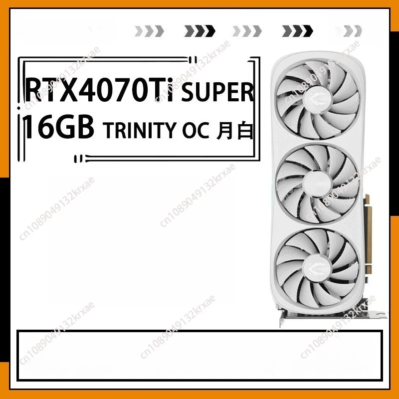 

New Arrival GAMING GeForce RTX 4070 Ti SUPER Trinity OC White Edition 16GB GDDR6X Graphics Card for Desktop Building