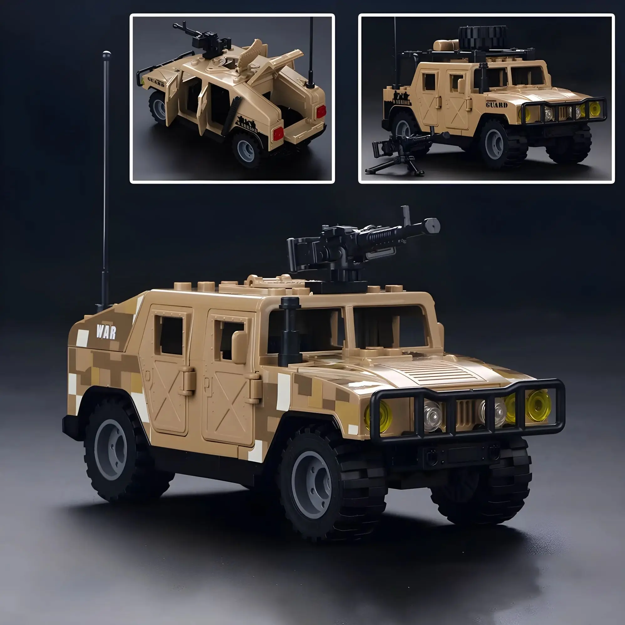 Military Armored Vehicle Model Building Block Dolls Toy Heavy Weapons Army Special Forces SWAT Soldier Assemble Figures Toys - view 2