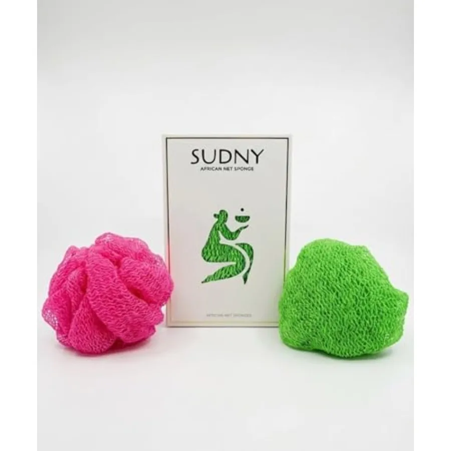 

Настоящая африканская сетчатая губка - 2 штуки, африканские отшелушивающие мочалки для тела, быстросохнущие, для ежедневного использования, для гладкой кожи.