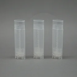 10pcs x 4.5g Oval Lip Balm Tubes Empty Lipstick Containers DIY Cosmetic Bottle Lip Gloss Tubes for Makeup Cosmetic Packaging