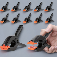 STONEGO 10Pcs Multipurpose Plastic Spring Clamps 2inch 4inch Rustproof Strong Grip Secure DIY Woodworking Crafting