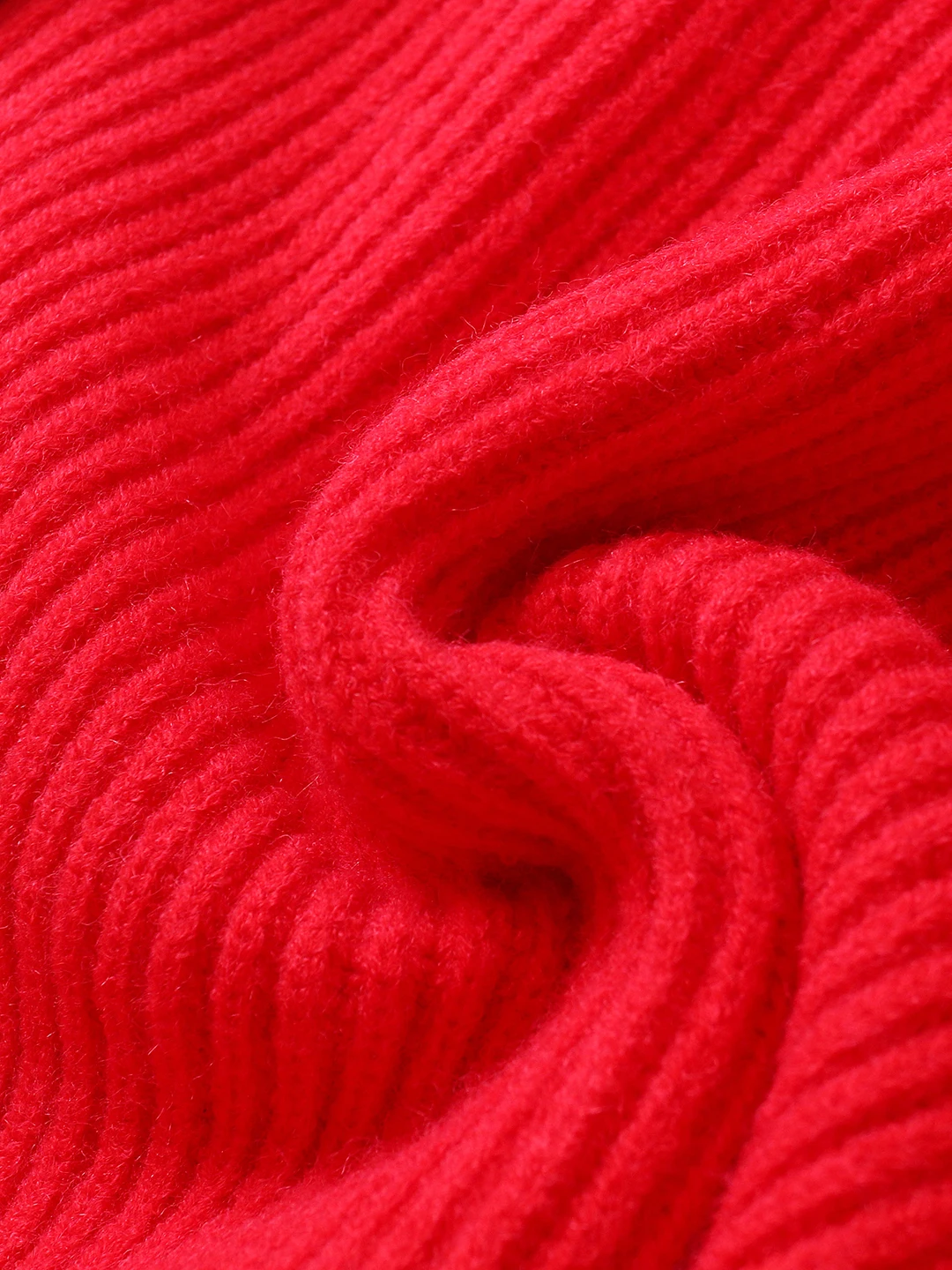 Maglione lungo Sve lavorato a maglia rosso da donna Faionable Loose Fit oulder Insertion Autunno Inverno New Sle Casual Pendolarismo Sle