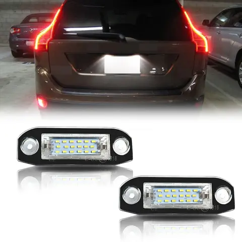 2x LED 번호판 조명, 볼보 S80 XC90 S40 V60 XC60 S60 C70 V50 XC70 V70