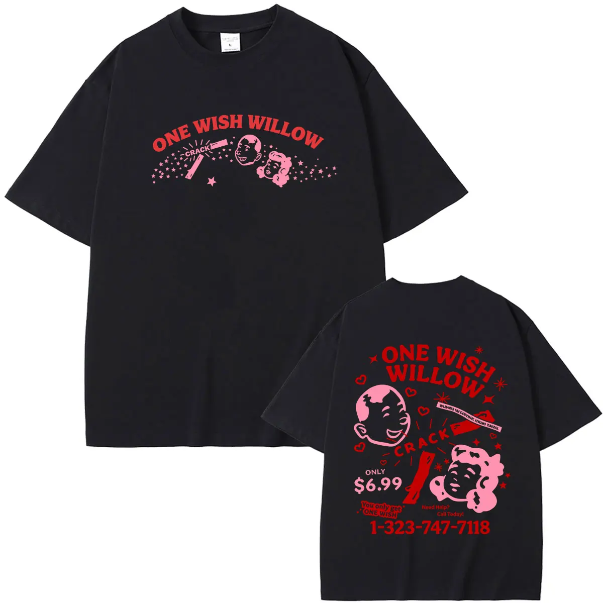 Horror Movie Obsession One Wish Willow Merch 2026 T-shirt Men Women Gothic Oversized Streetwear Male Summer Soft Cotton T Shirts