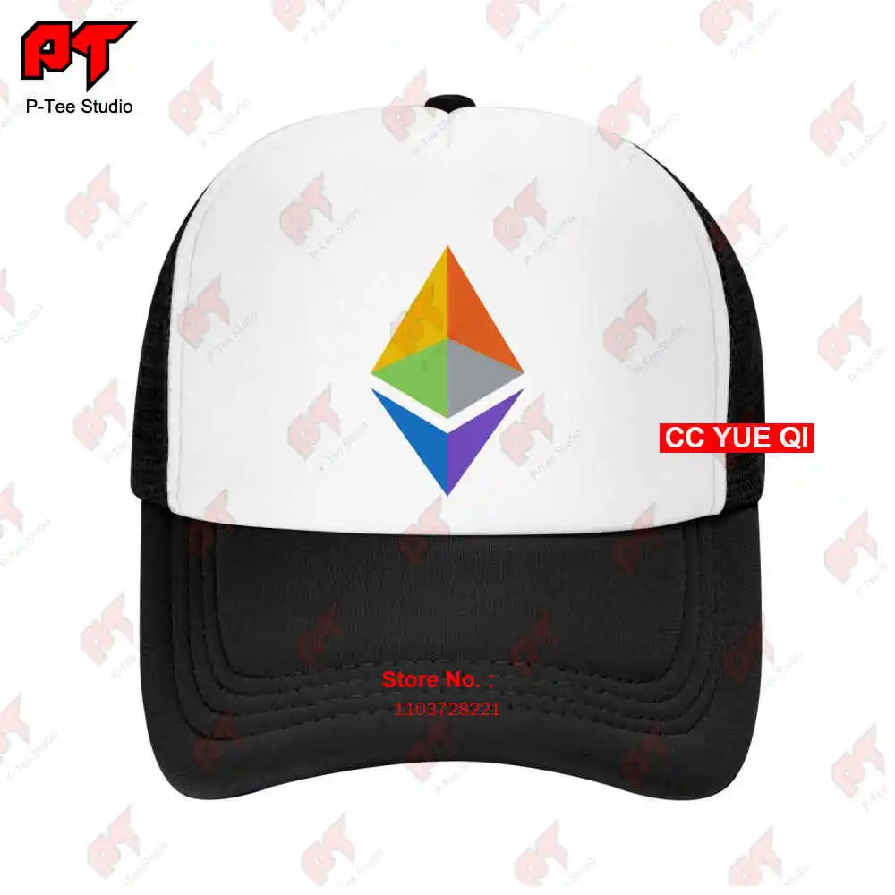 Ethereum 2.0 Eth Crypto Hodler Minimalistic Web3 Nft Merch Baseball Caps Truck Cap J5NG