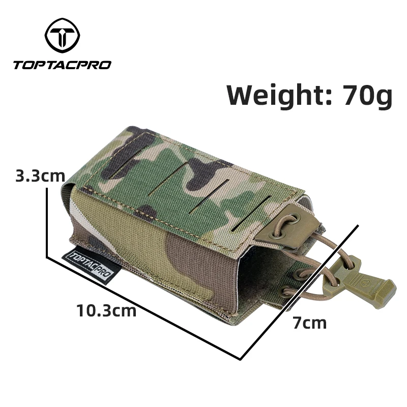 TOPTACPRO Taktik M4 Mag Kılıfı MOLLE Tek Mag Taşıyıcı Lazer Kesim 556mm Avcılık 8527