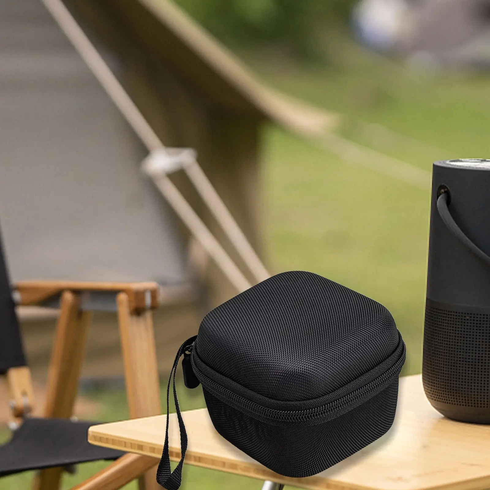 Hard Headphones Storage Bag Pouch Black for Earphones And Earplugs Earpieces