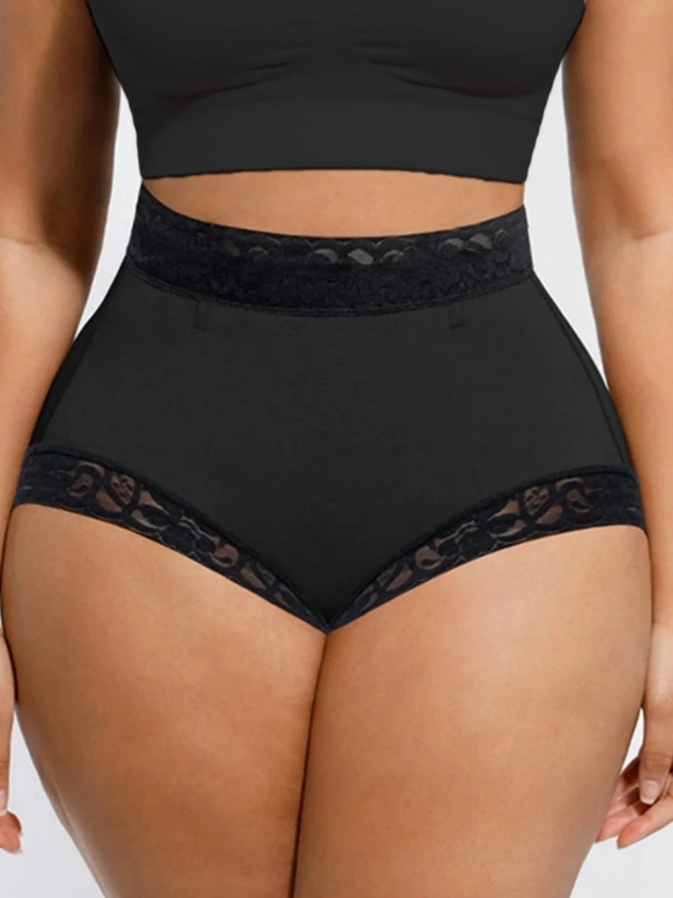 1pc Women High Waist Slimming Control Tummy Shaper Pants, Suitable For Multiple Occasions image 2